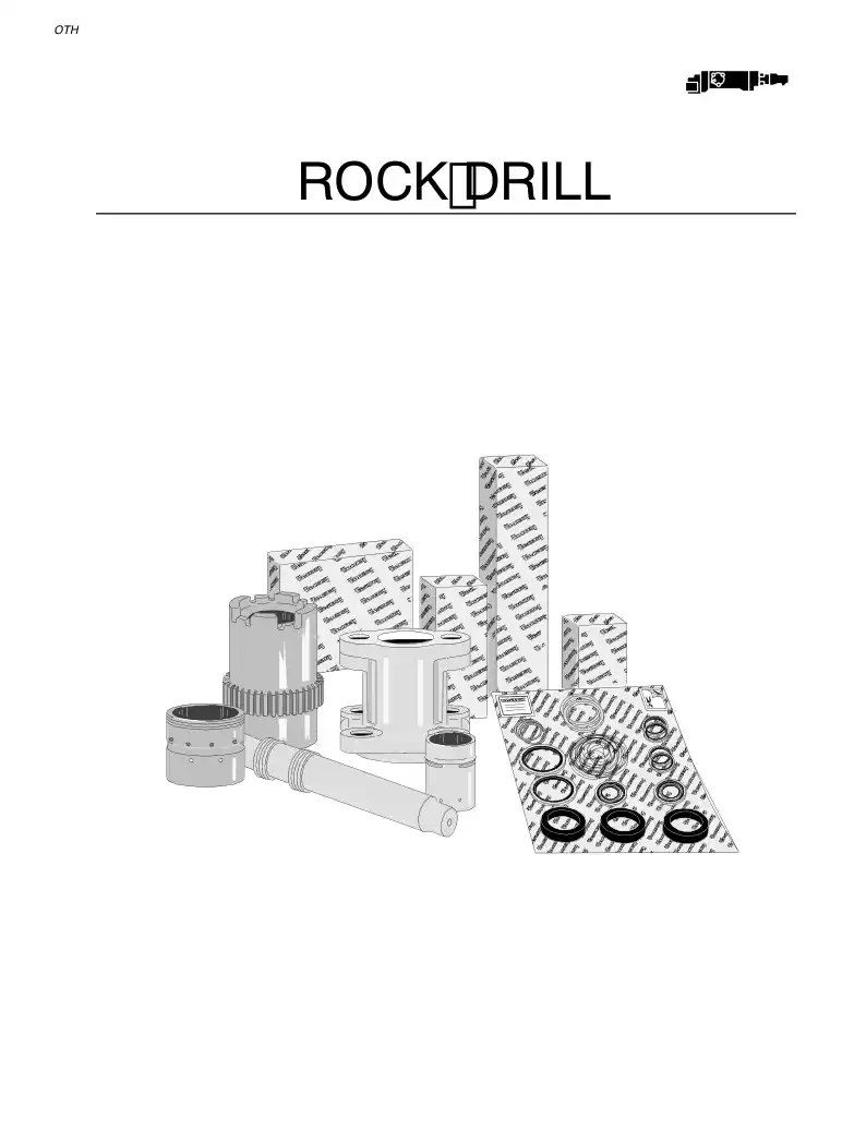SEALKITOF ROCK DRILL SEALKITOF  ROCK DRILL INCL. PARTS 7-9 ,18 - Sandvik Technical Drawing